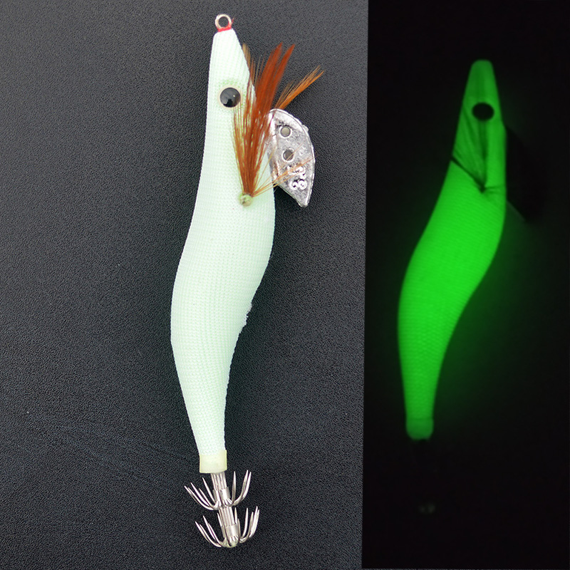Fishing Hook Size - 1 Buah Umpan Pancing Cumi-cumi Berpendar