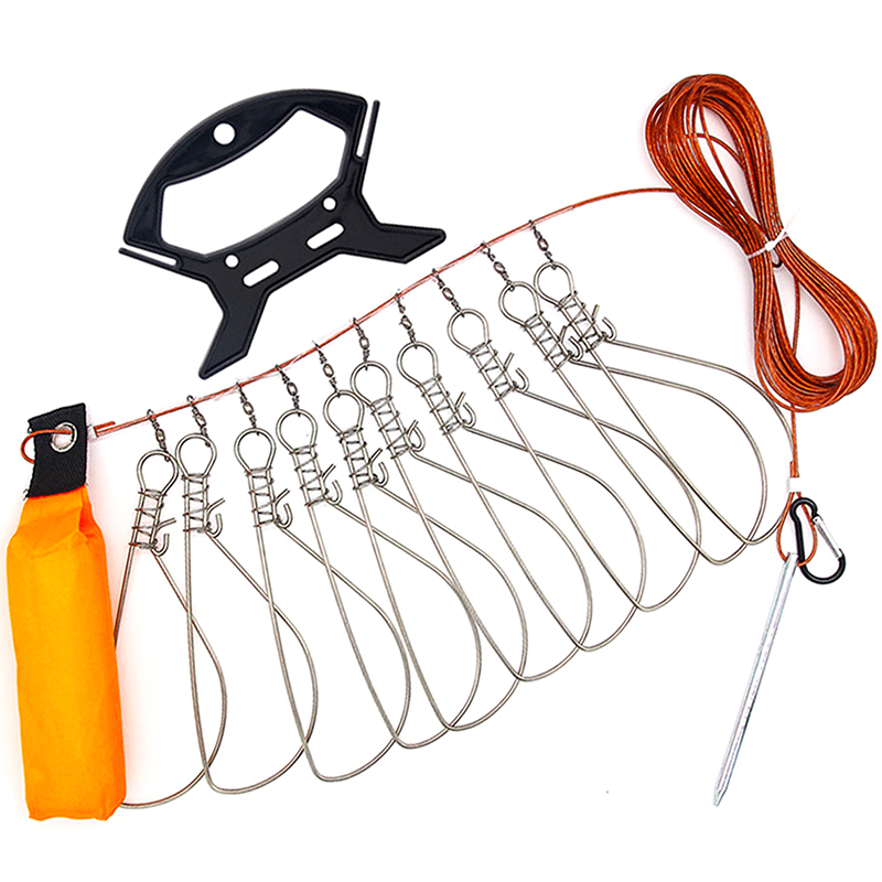 Fishing Hook Stainless Steel - Baru【Tali Pengaman Pancing Stainless Steel dengan