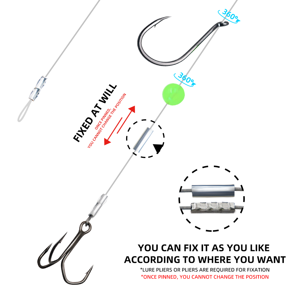 ZYZHE 1/3/5PCS Rig Pancing Sti - Fishing Hook Assortment ulasan dan harga