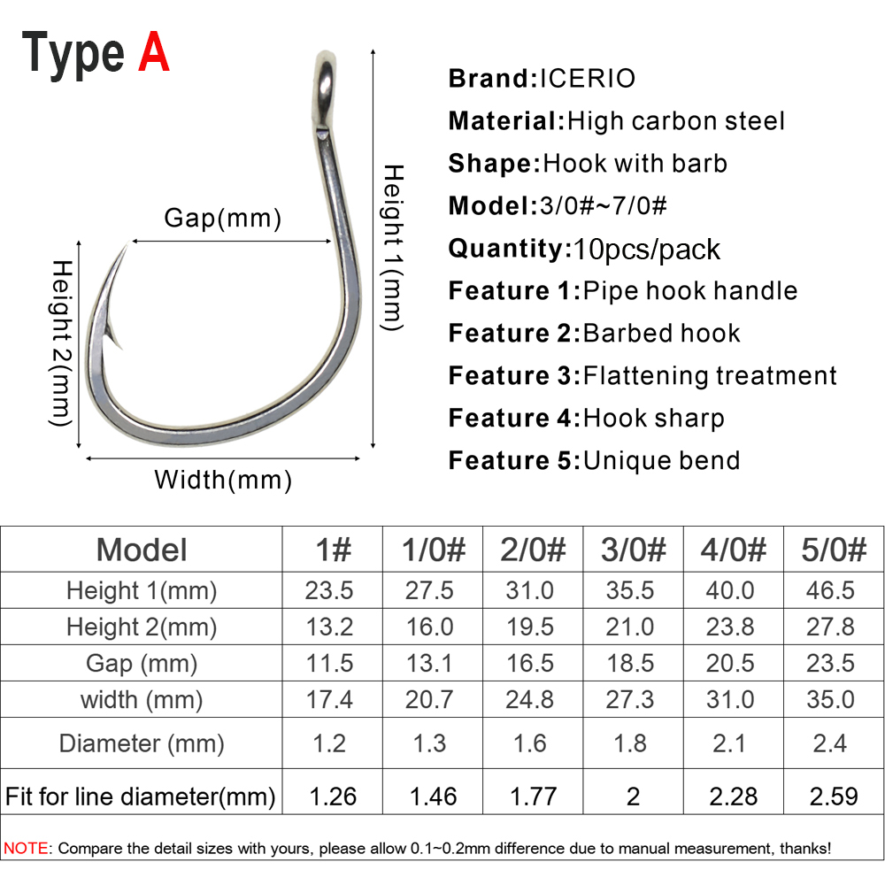 ICERIO 10 buah kait ikan air a - Fishing Hook Barbless ulasan dan harga