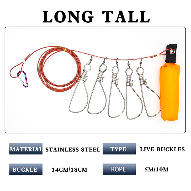 Baru【Tali Pengaman Pancing Sta - Fishing Hook Stainless Steel ulasan dan harga