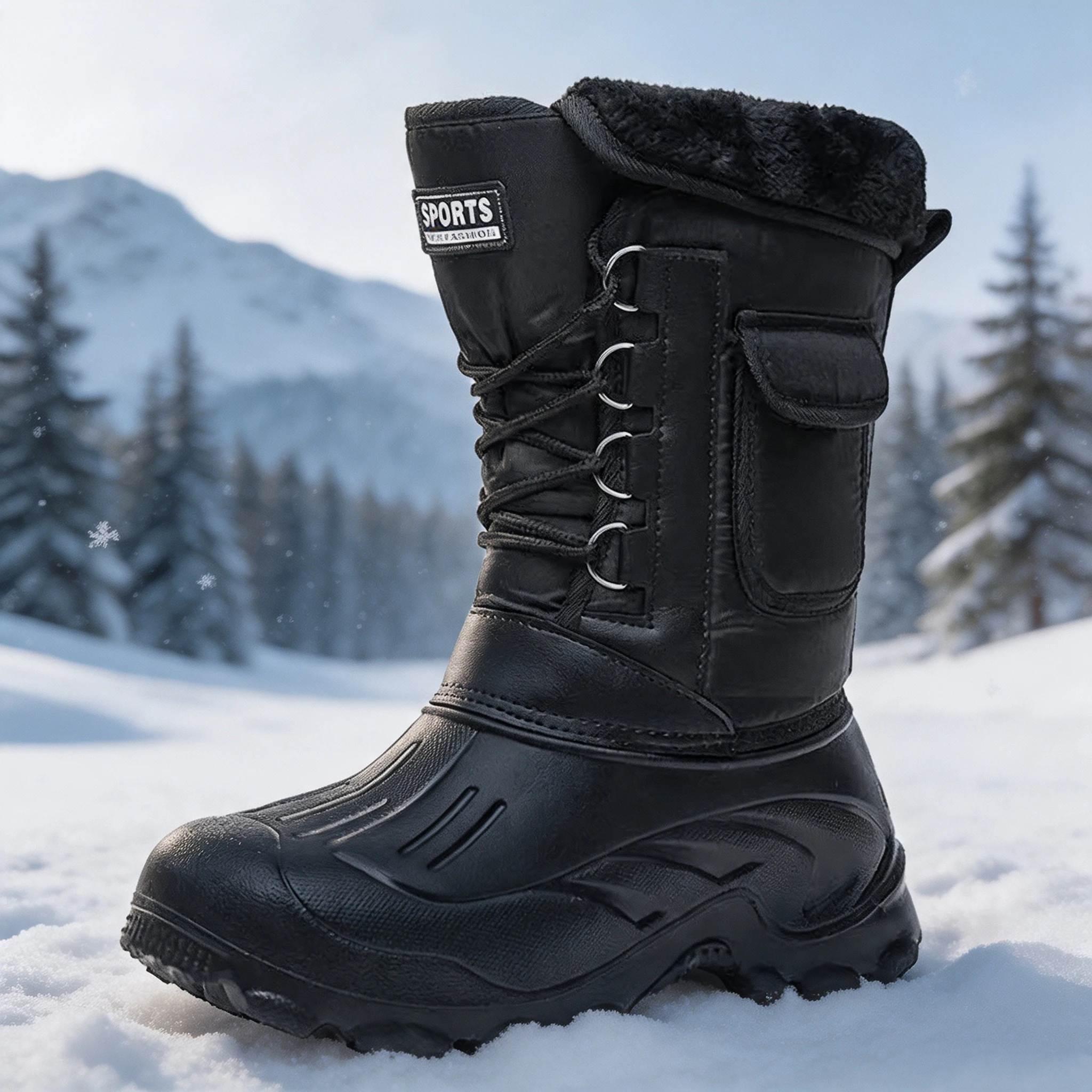 Sepatu Bot Salju Musim Dingin  - Fishing Hook Size ulasan dan harga