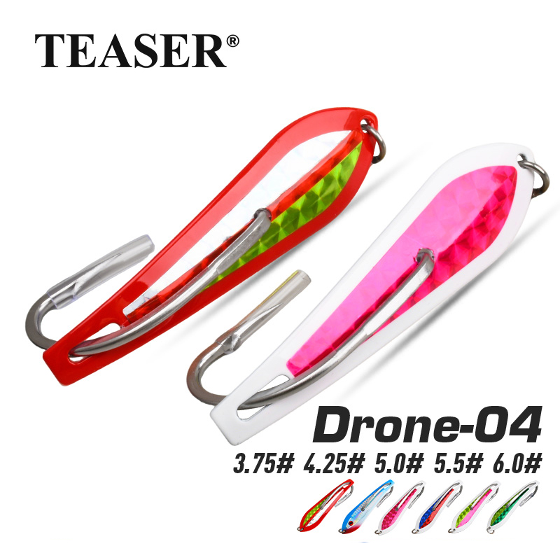TEASER Single-Hook Large Metal - Fishing Hook Size ulasan dan harga
