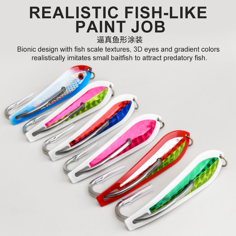 TEASER Single-Hook Large Metal - Fishing Hook Size ulasan dan harga