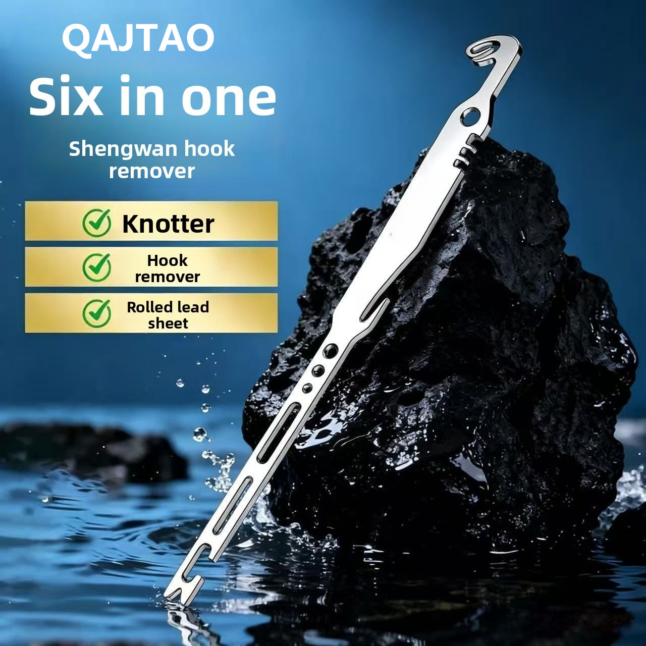 QAJTAO 4 buah alat pelepas kai - Fishing Hook Sharpener ulasan dan harga